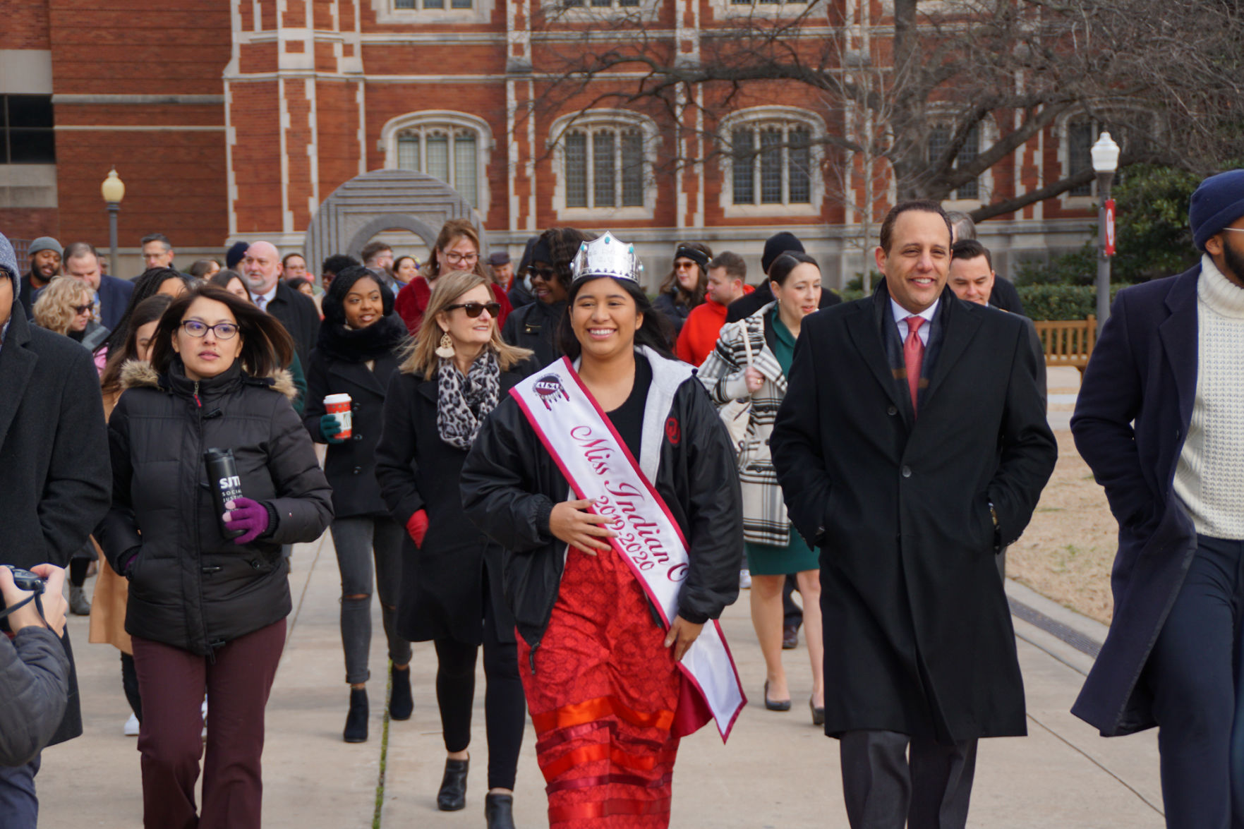 OU community members march